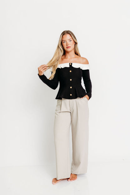 Chessy Pants in Beige