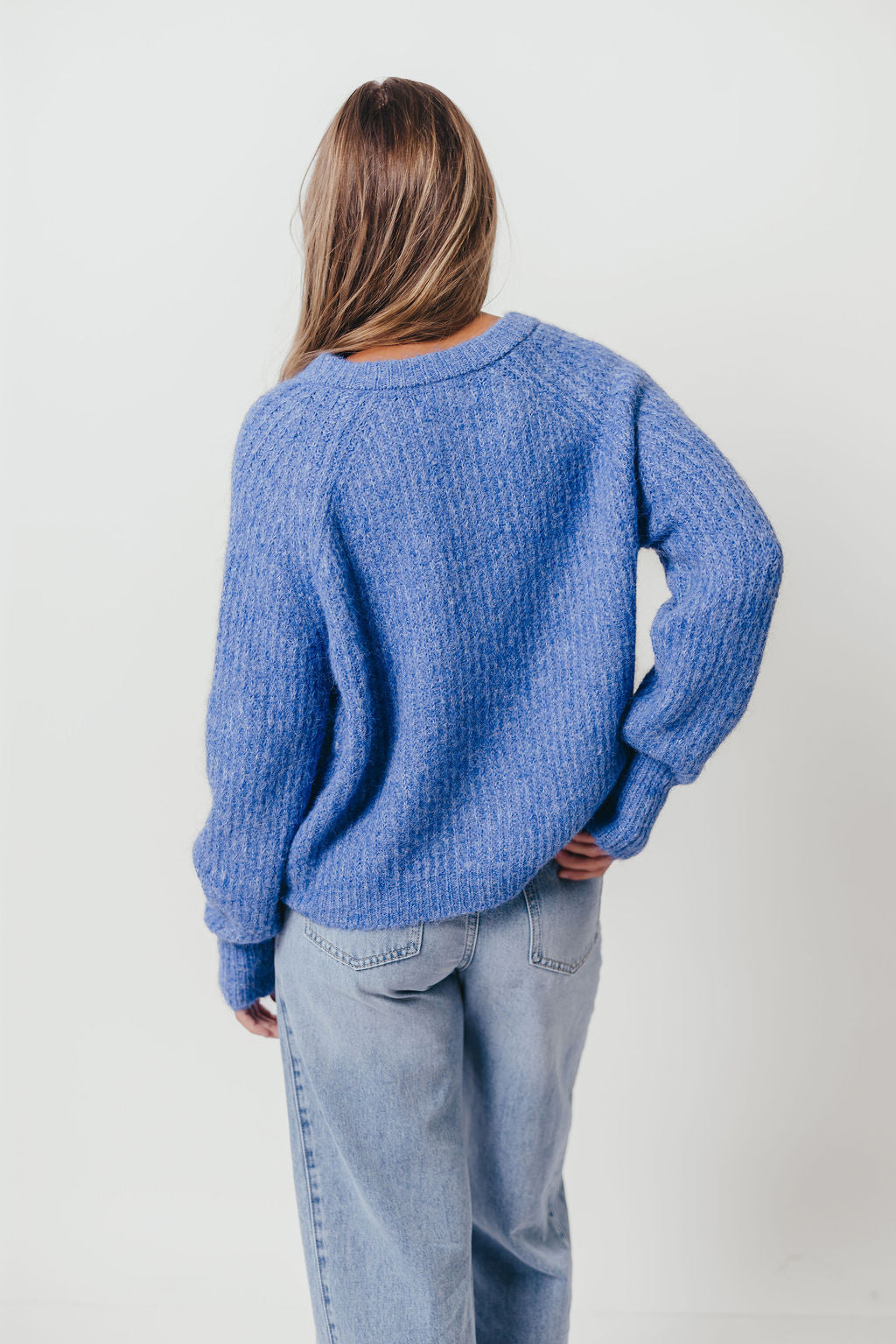 Jacques Cardigan Top in Cobalt Blue