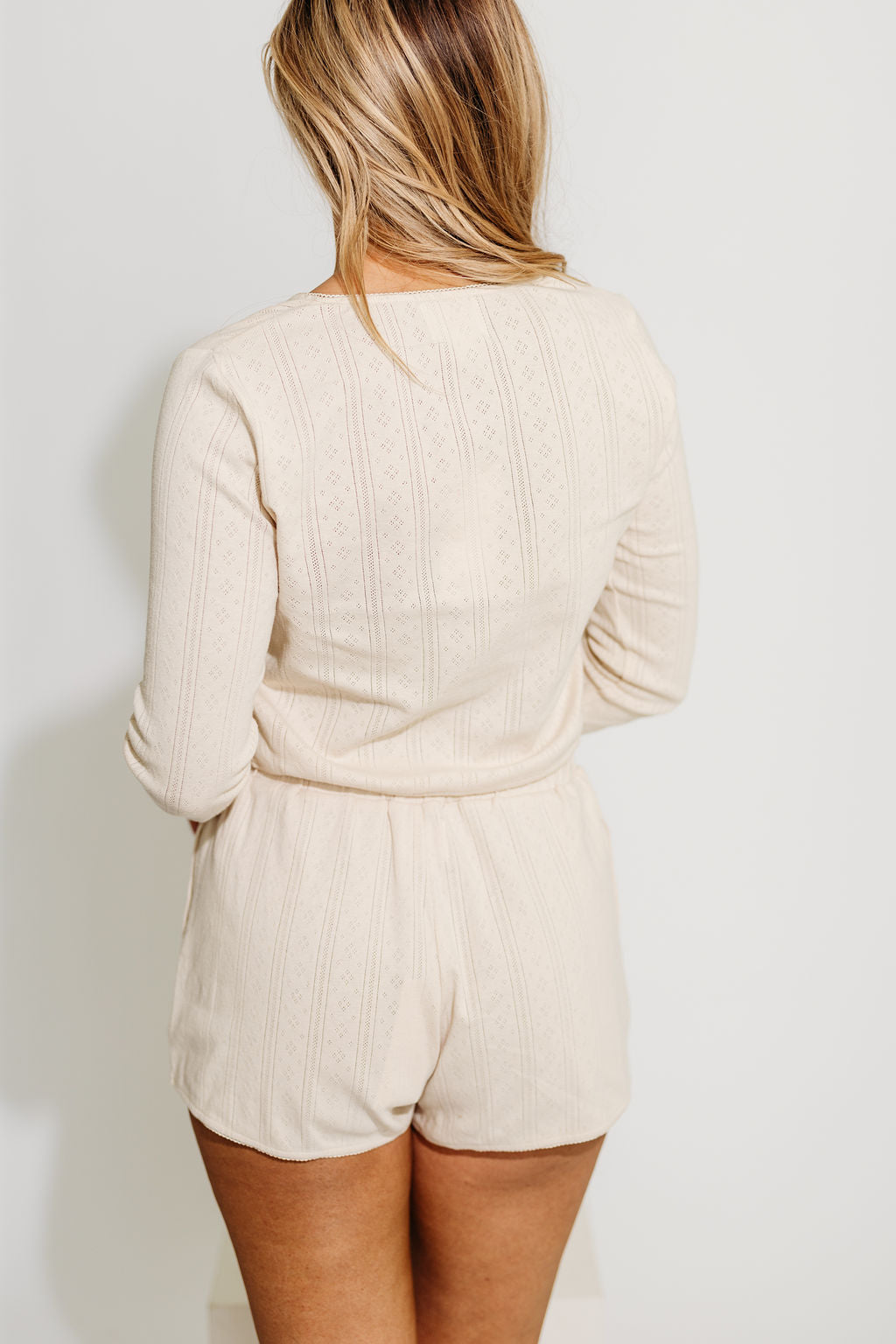 Andie Pointelle Short in Cream