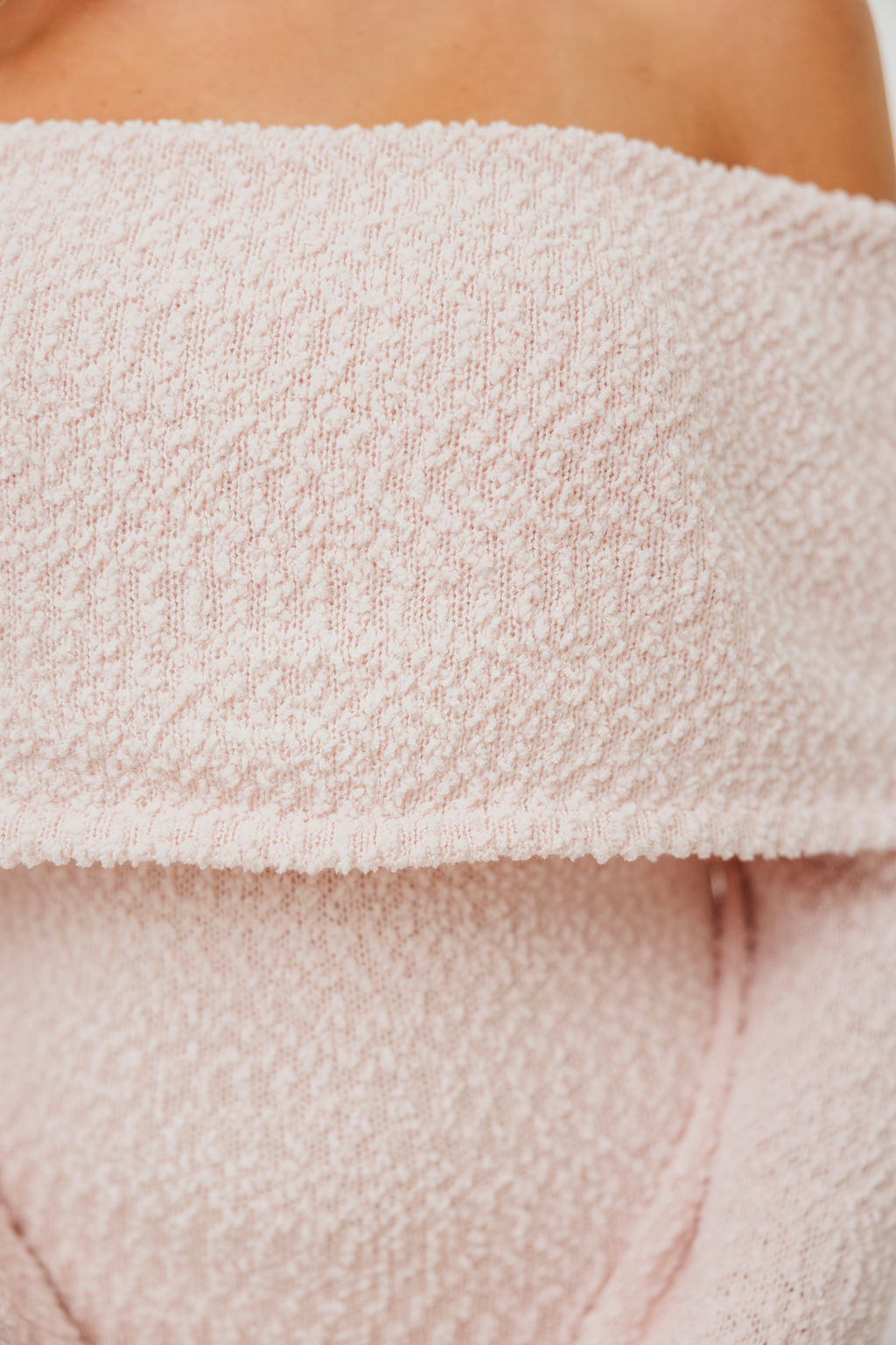 Nora Knit Maxi Dress in Dusty Pink - Bump Friendly