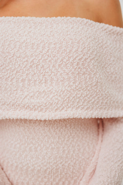 Nora Knit Maxi Dress in Dusty Pink - Bump Friendly