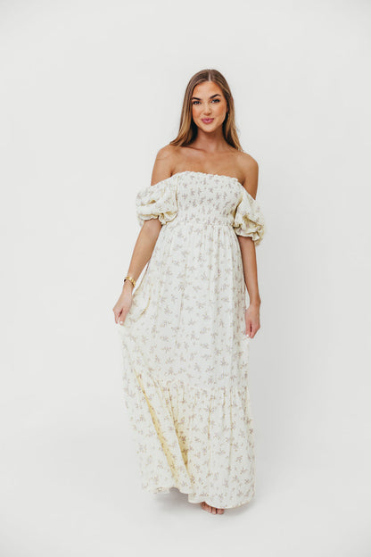 Livvy 100% Cotton Maxi Dress in Lilac Floral - Bump Friendly & Inclusive Sizing