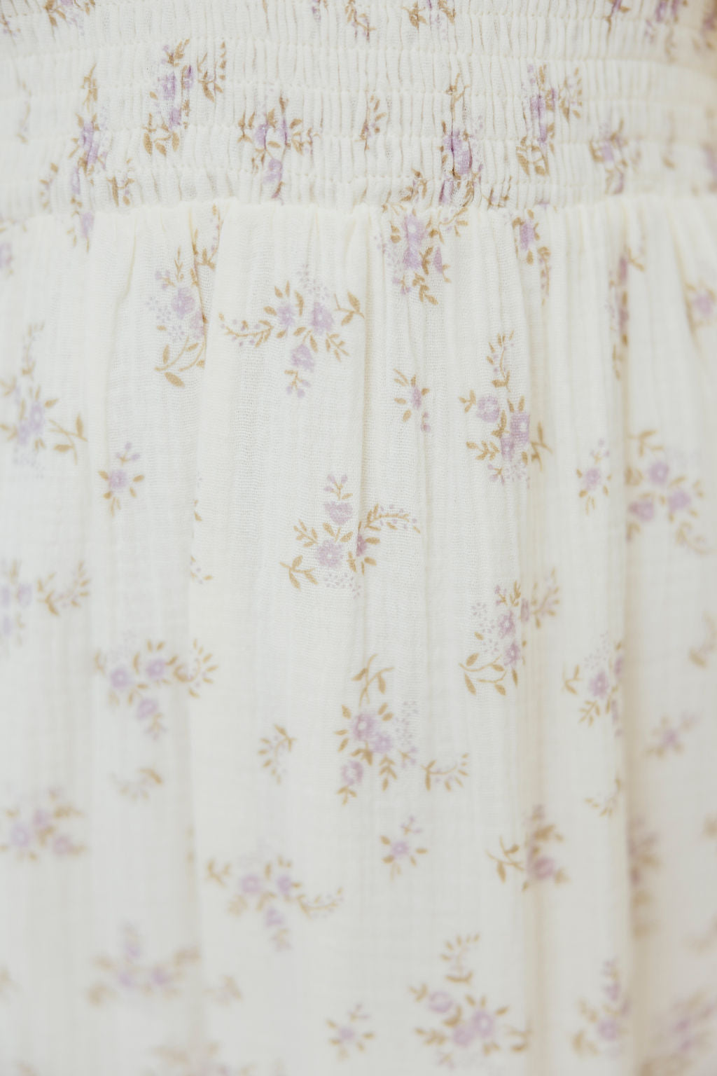 Livvy 100% Cotton Maxi Dress in Lilac Floral - Bump Friendly & Inclusive Sizing