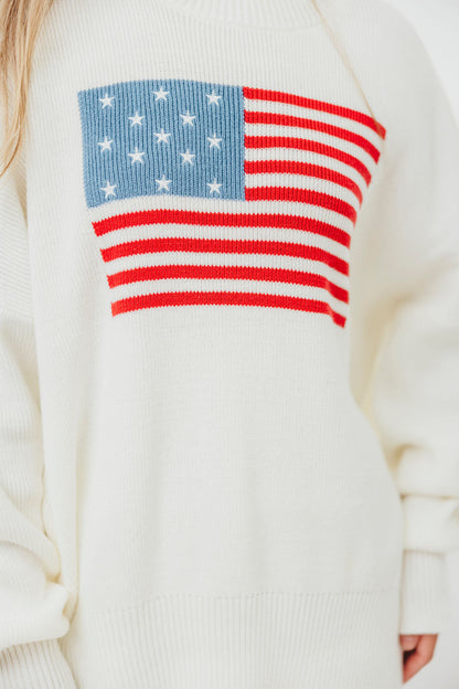 American Honey Sweater in White