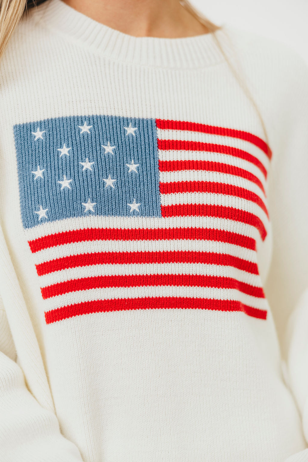American Honey Sweater in White