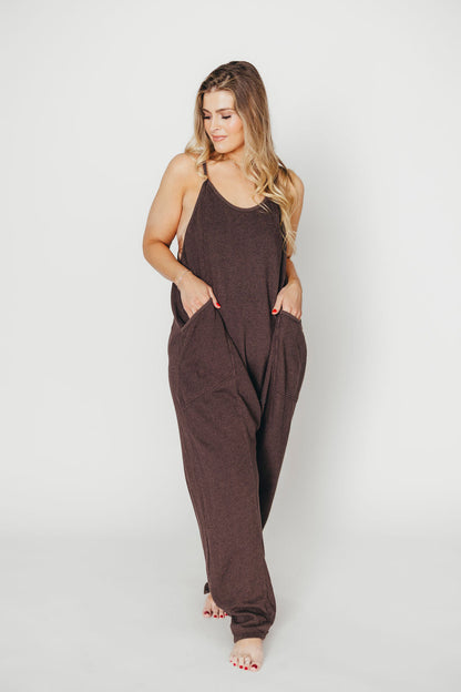 Raelynn Jumpsuit in Washed Black