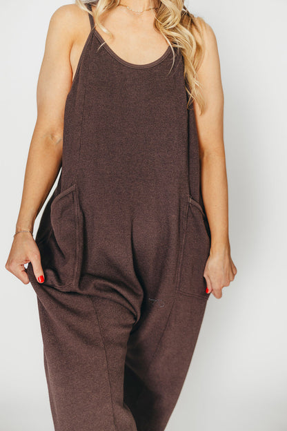 Raelynn Jumpsuit in Washed Black