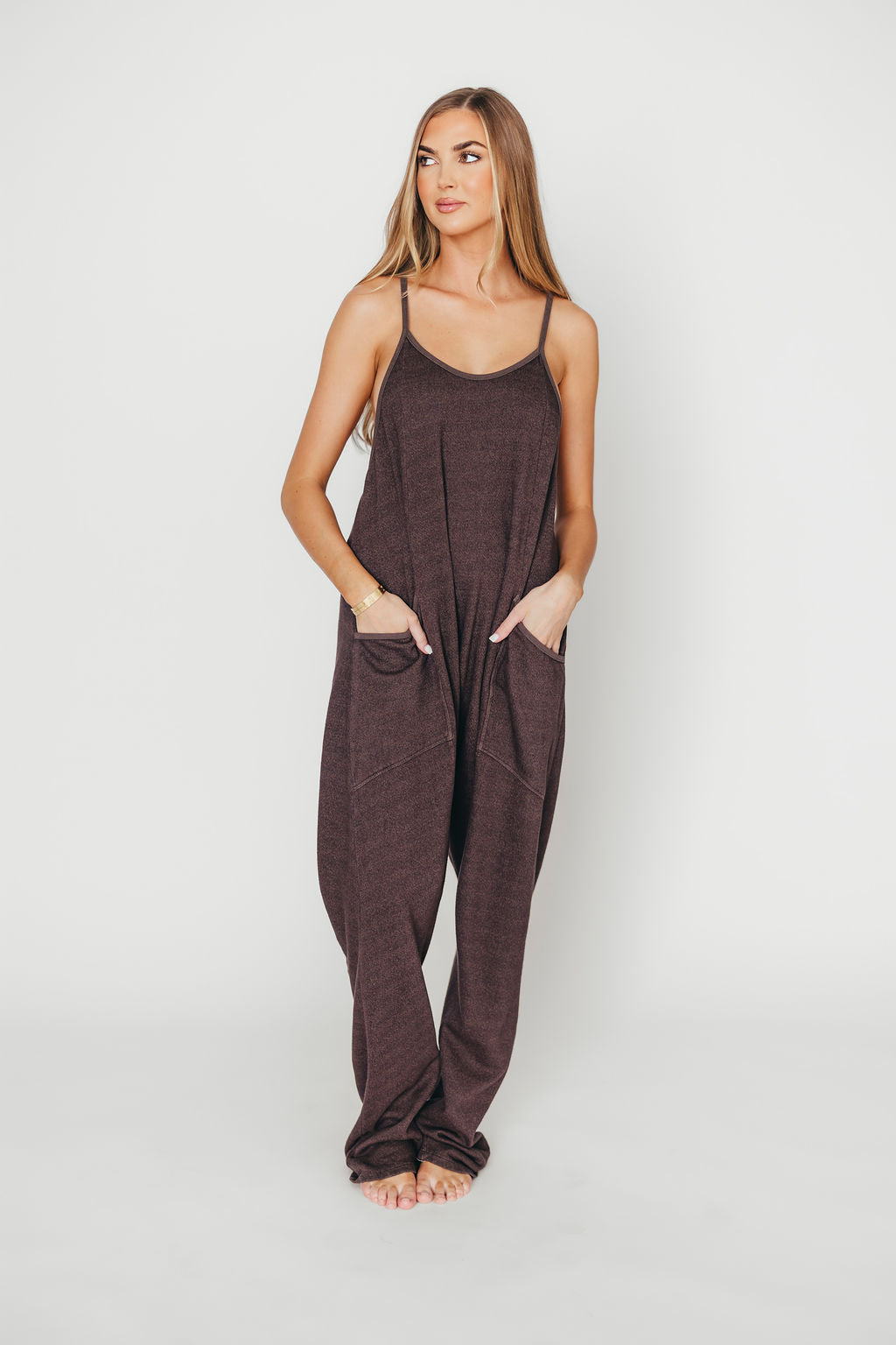 Raelynn Jumpsuit in Washed Black