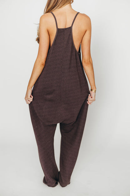 Raelynn Jumpsuit in Washed Black
