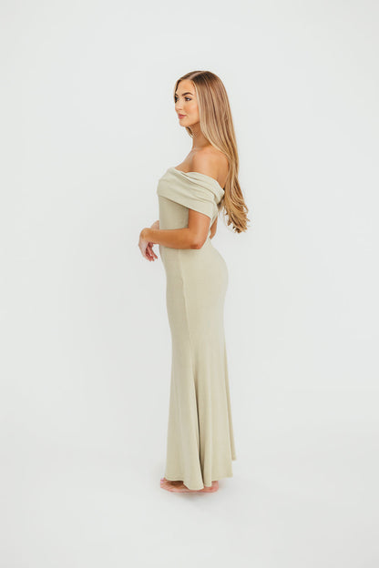 Monroe Maxi Dress in Sage - Bump Friendly