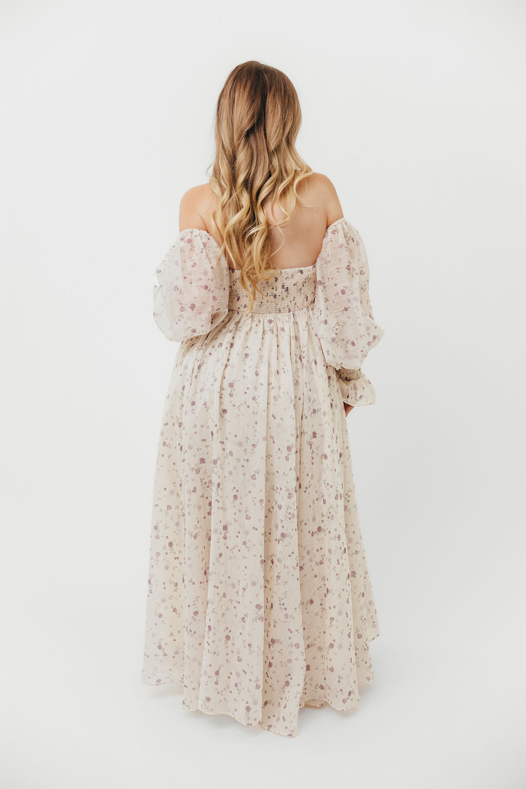 Dear Lily Maxi Dress in Lilac - Bump Friendly