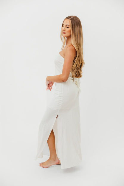 Heaven-Sent Maxi Dress in Ivory