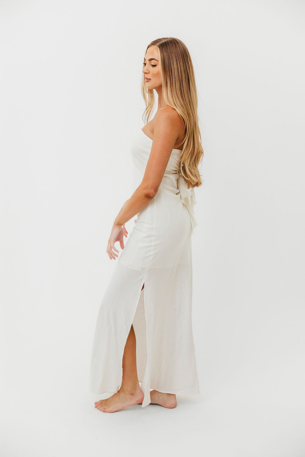 Heaven-Sent Maxi Dress in Ivory