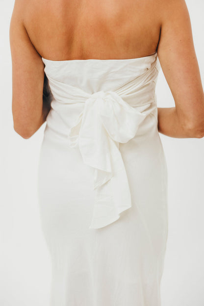 Heaven-Sent Maxi Dress in Ivory