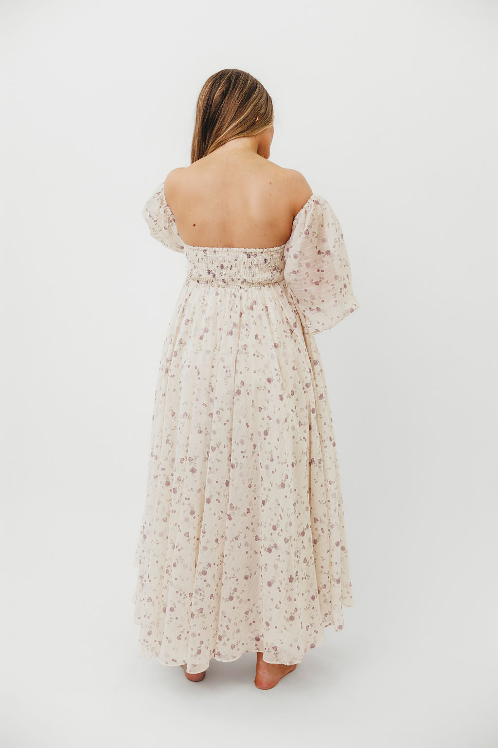 Dear Lily Maxi Dress in Lilac - Bump Friendly