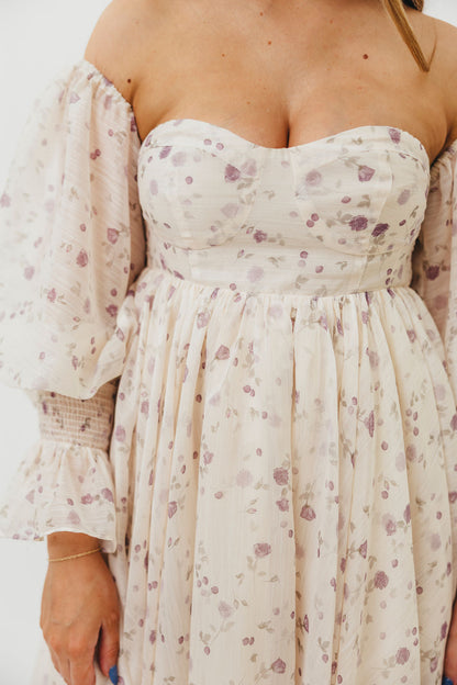Dear Lily Maxi Dress in Lilac - Bump Friendly