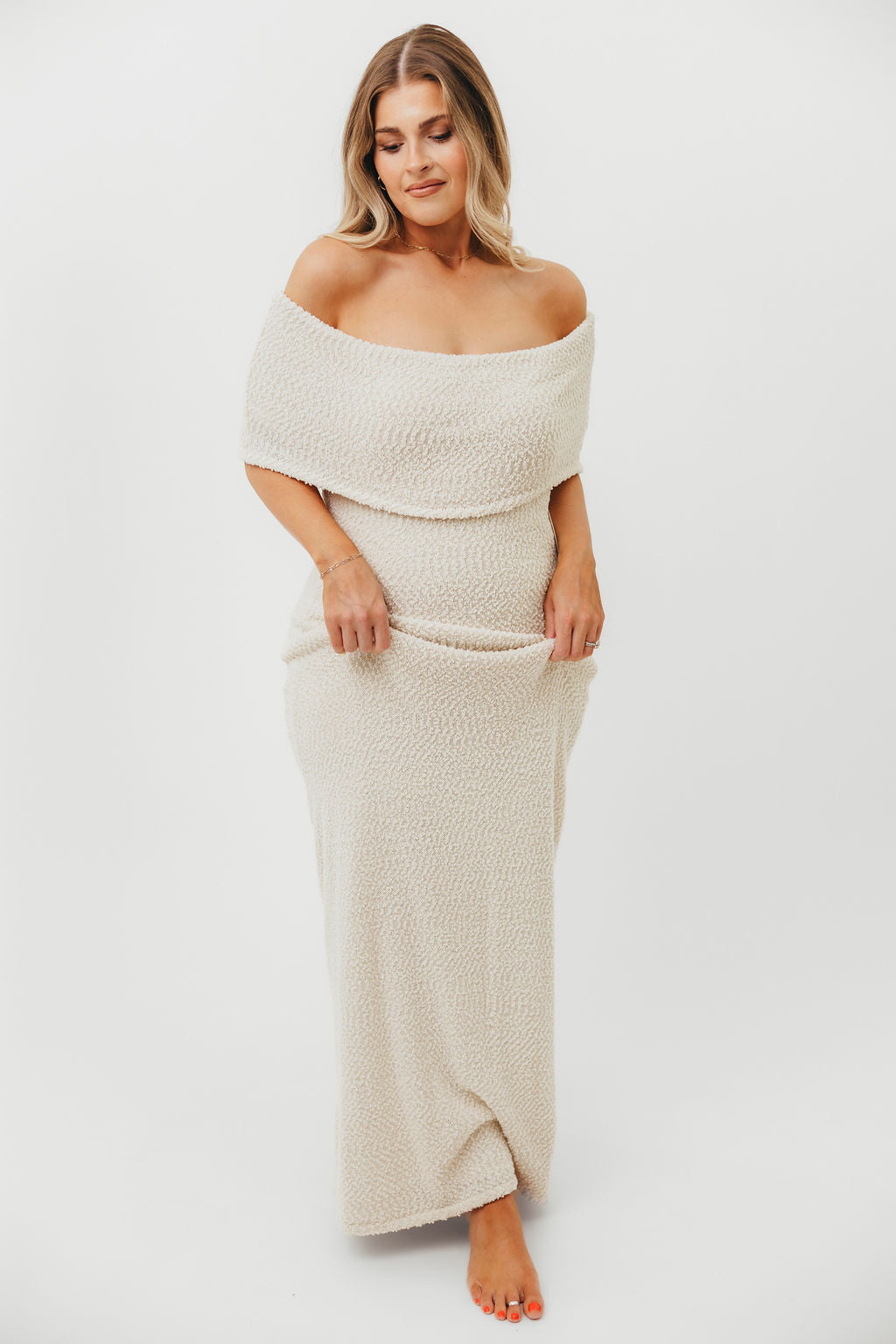 Brit Maxi Dress in Cream