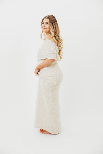 Brit Maxi Dress in Cream