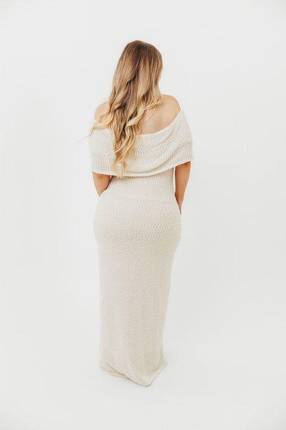 Brit Maxi Dress in Cream