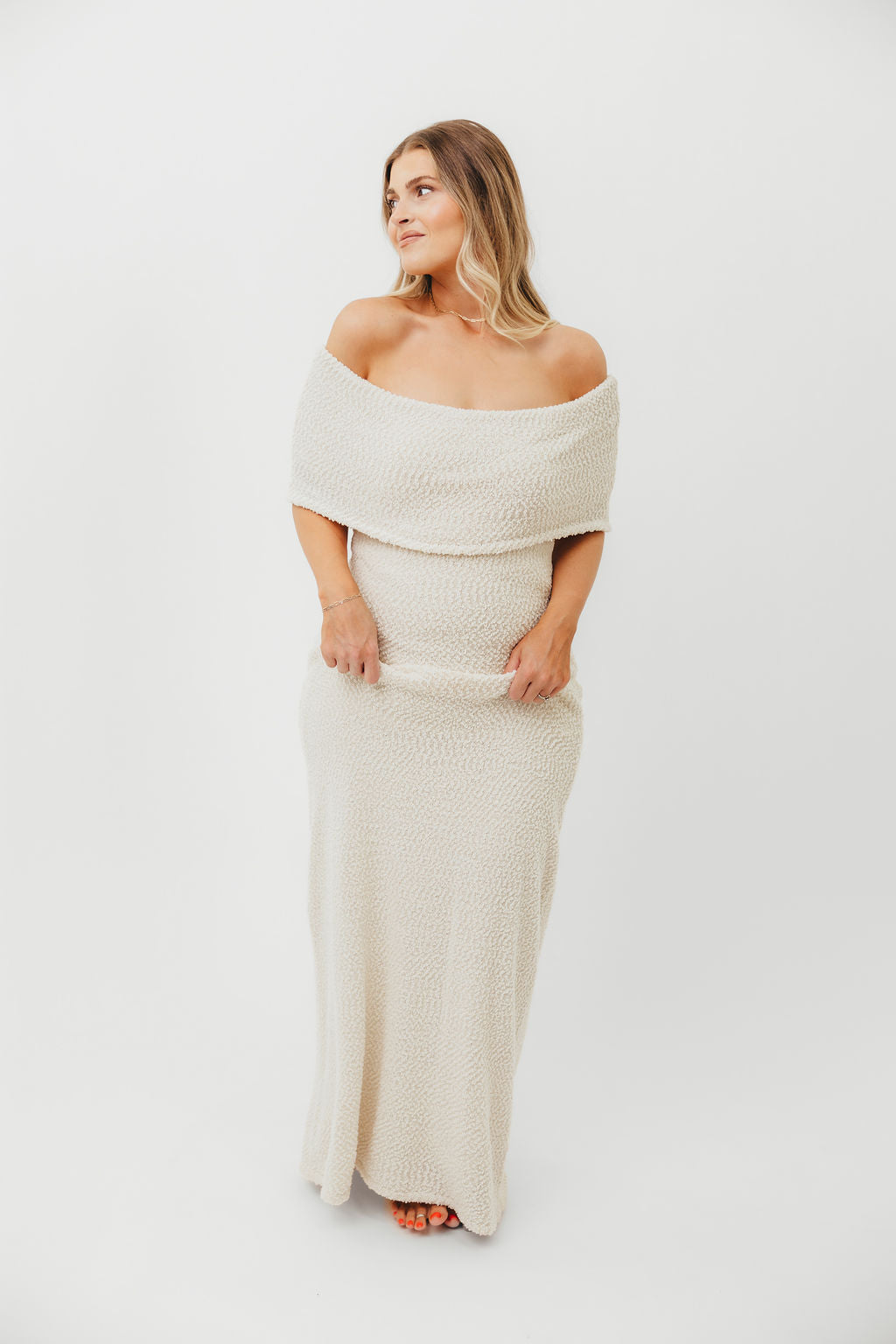 Brit Maxi Dress in Cream