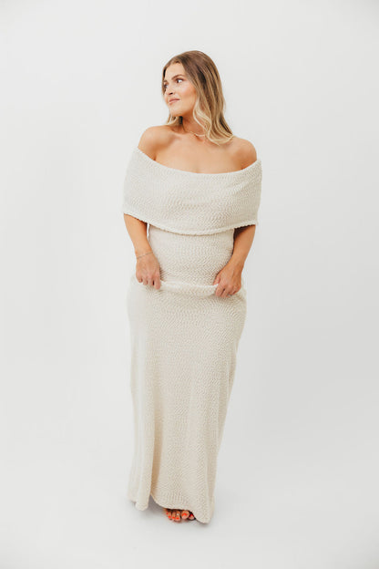 Brit Maxi Dress in Cream