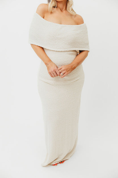 Brit Maxi Dress in Cream