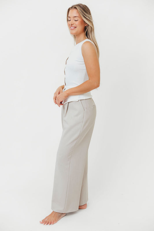 Chessy Pants in Beige