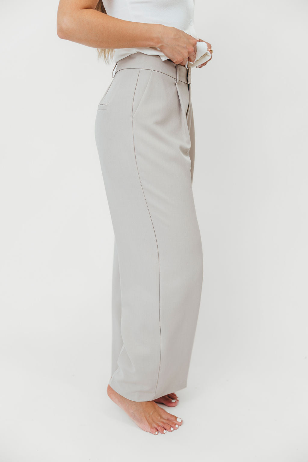Chessy Pants in Beige