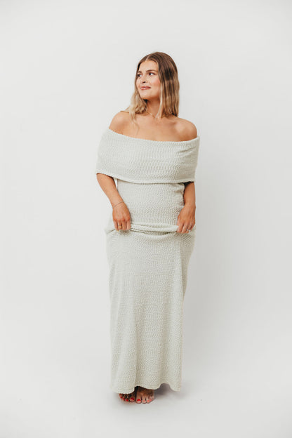 Brit Maxi Dress in Seafoam - Bump Friendly