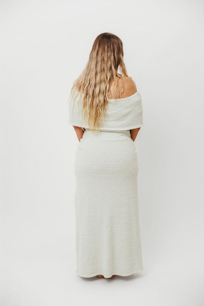 Brit Maxi Dress in Seafoam - Bump Friendly