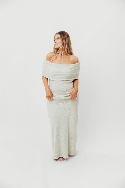 Brit Maxi Dress in Seafoam - Bump Friendly