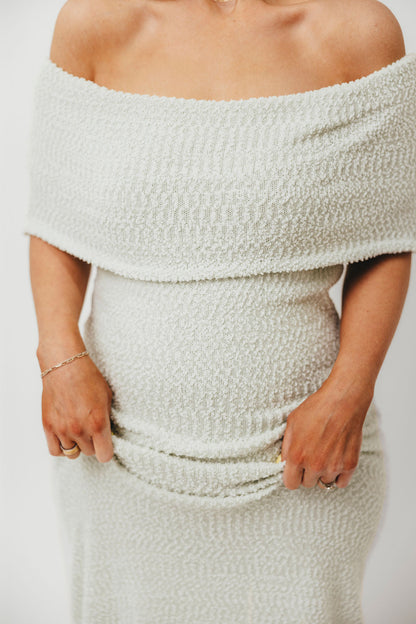 Brit Maxi Dress in Seafoam - Bump Friendly