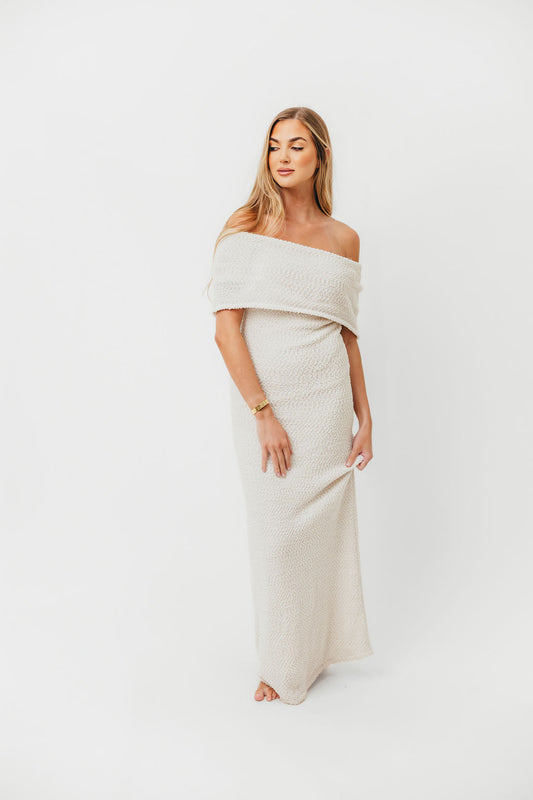 Brit Maxi Dress in Cream