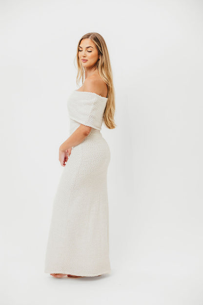Brit Maxi Dress in Cream