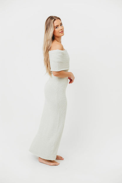 Brit Maxi Dress in Seafoam - Bump Friendly