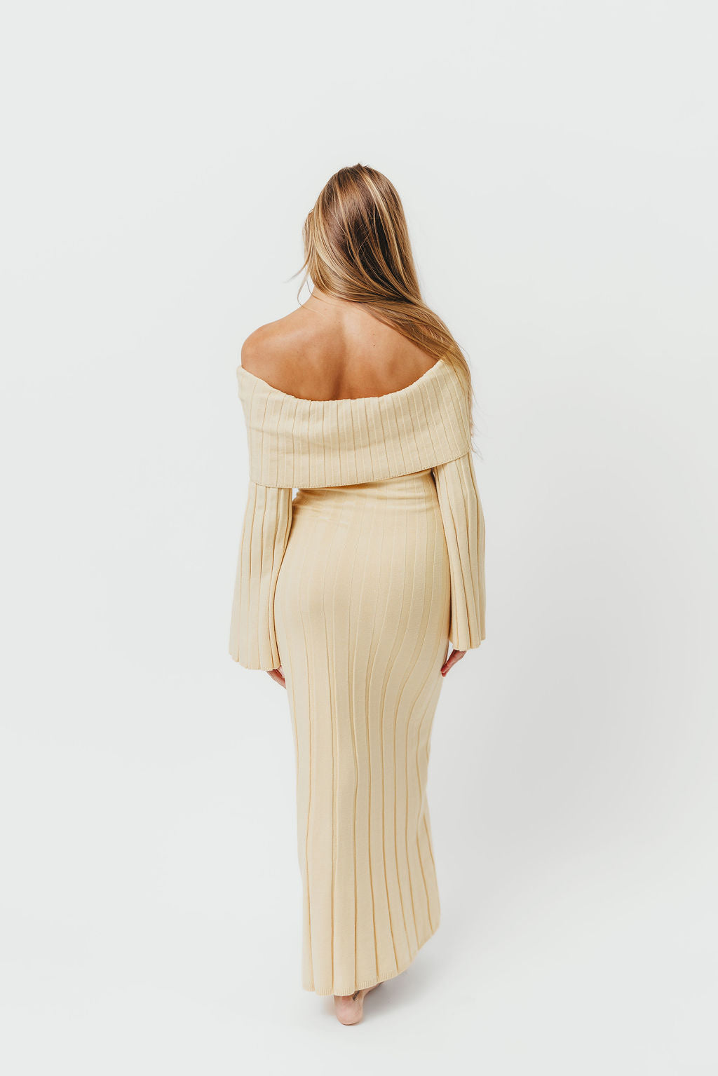 Evella Maxi Dress in Butter Yellow - Bump Friendly & Inclusive Sizing