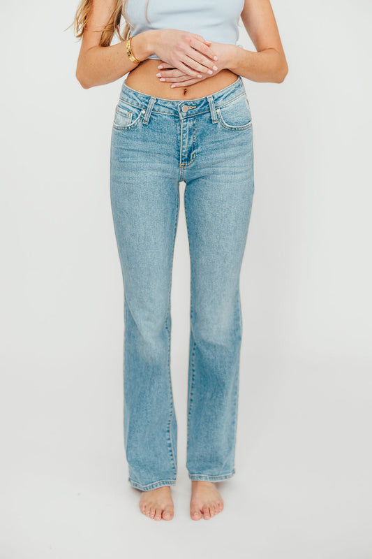 Indie Low Rise Vintage Slim Bootcut in Light Denim