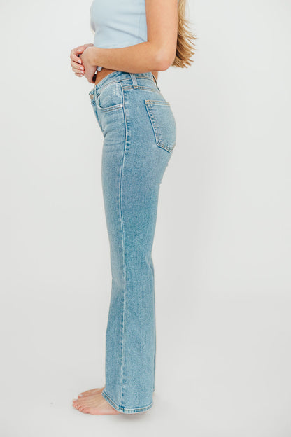 Indie Low Rise Vintage Slim Bootcut in Light Denim