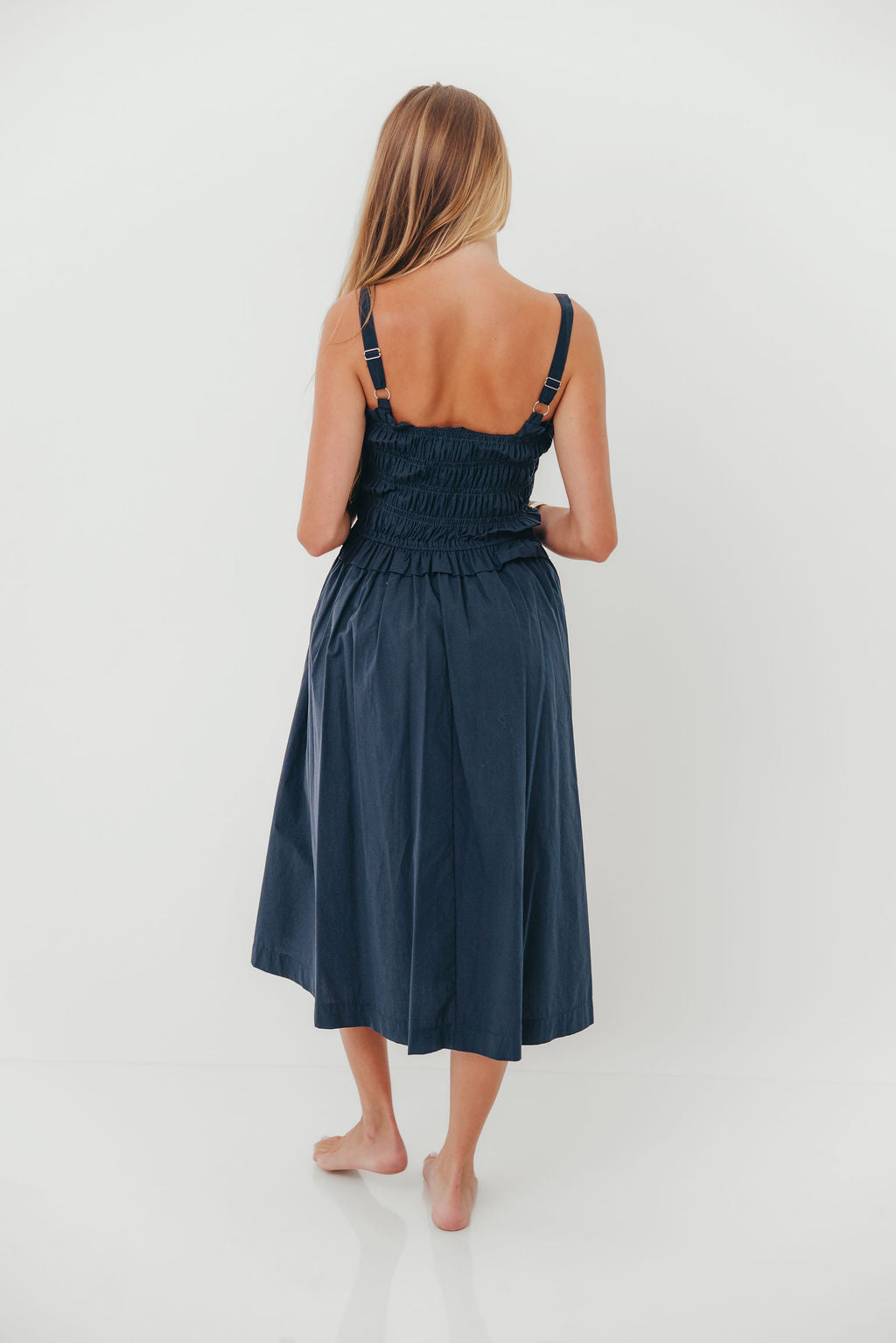 Juniper Midi Dress in Ink