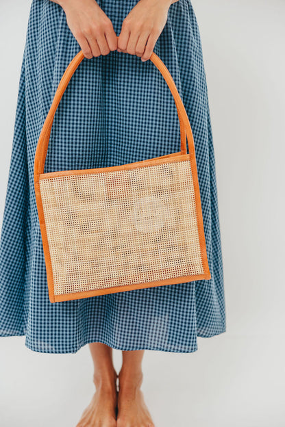 Gatra Rattan Tote in Tan