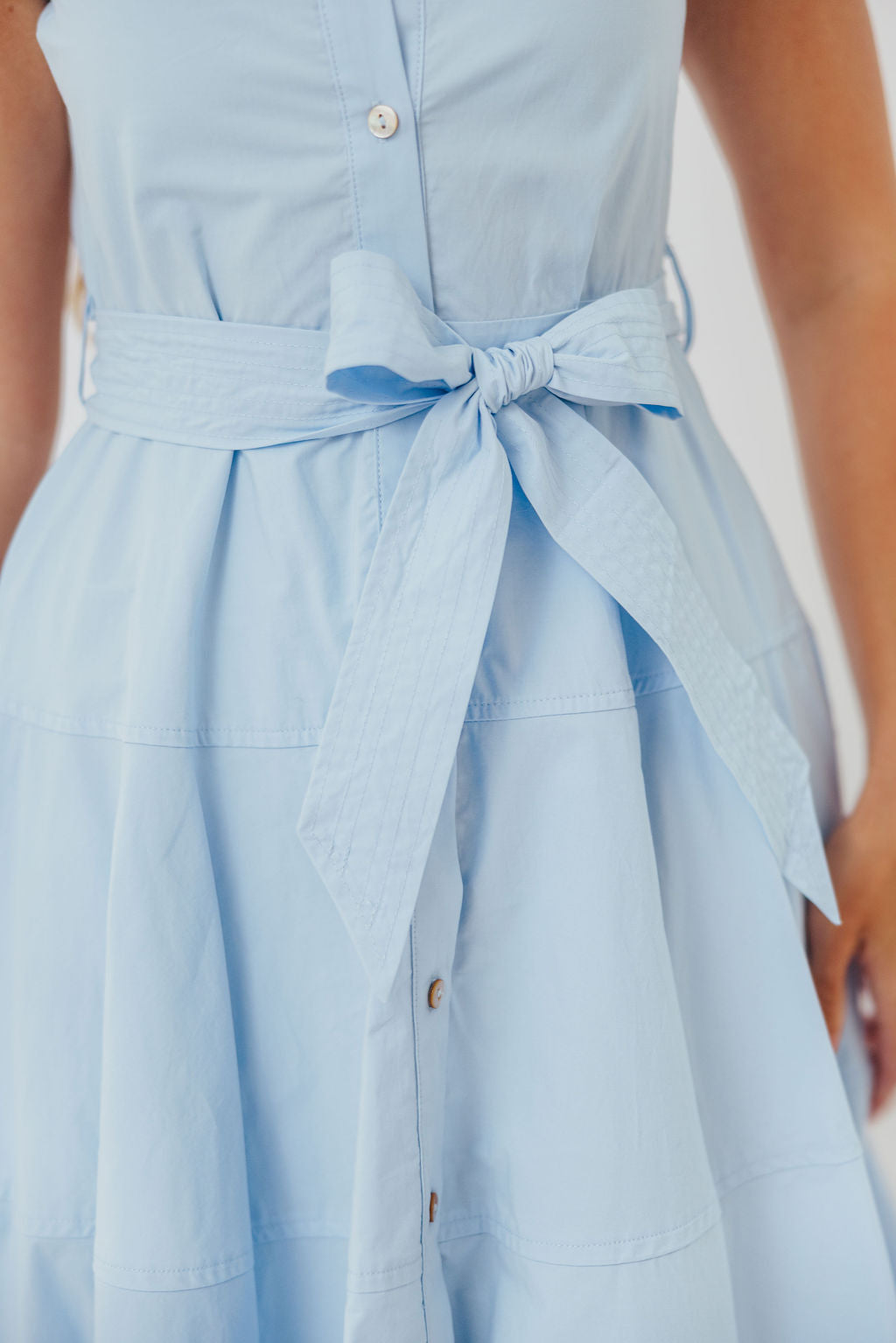 AnnaLynne Midi Dress in Baby Blue