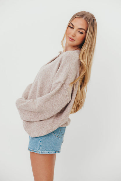 Kyla Cardigan Sweater in Oatmeal