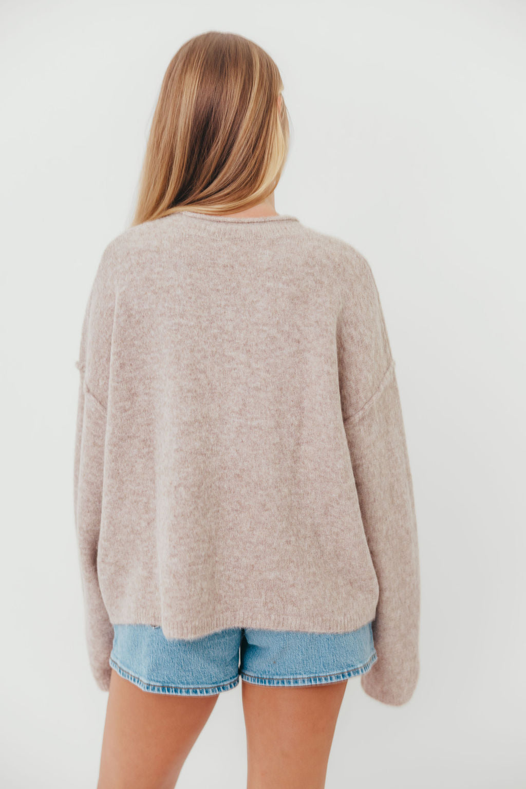 Kyla Cardigan Sweater in Oatmeal