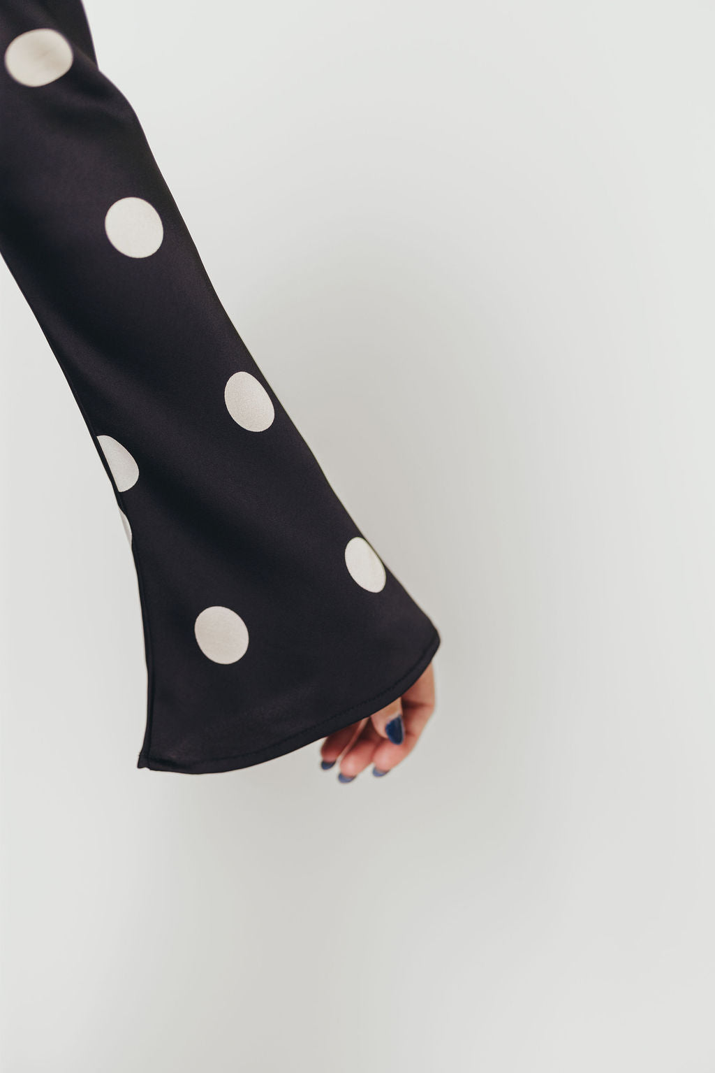 Georgie Polka Dot Maxi Dress in Black