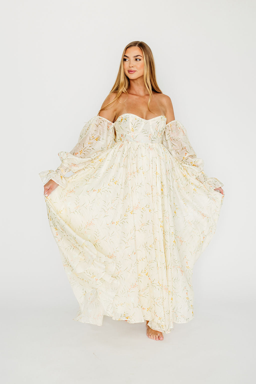 Ryder Grace Maxi Dress in Cream