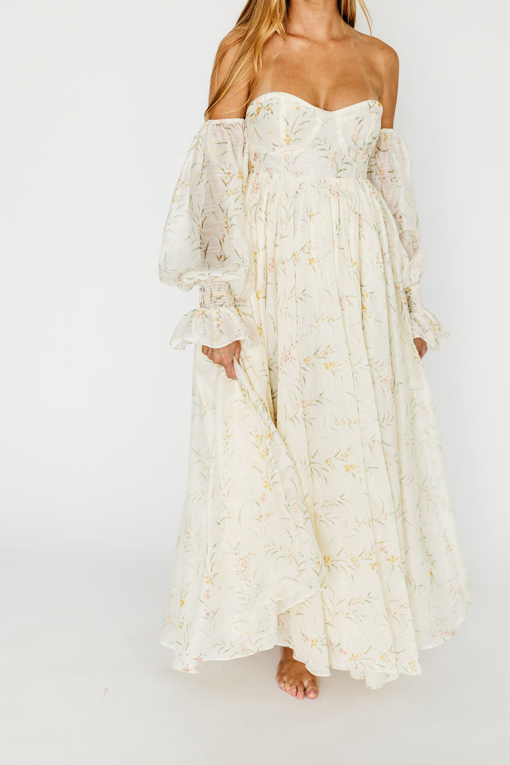 Ryder Grace Maxi Dress in Cream