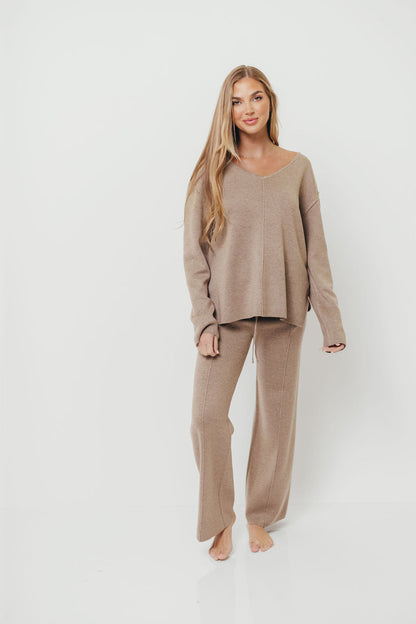Grace Lounge Sweater in Taupe