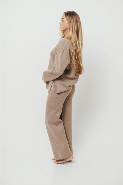 Grace Lounge Sweater in Taupe