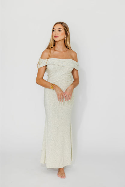 Monroe Maxi Dress in Heather Grey- Bump Friendly