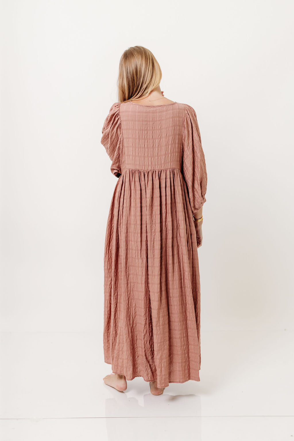 Nadia Soft Horizon Maxi Dress in Mauve